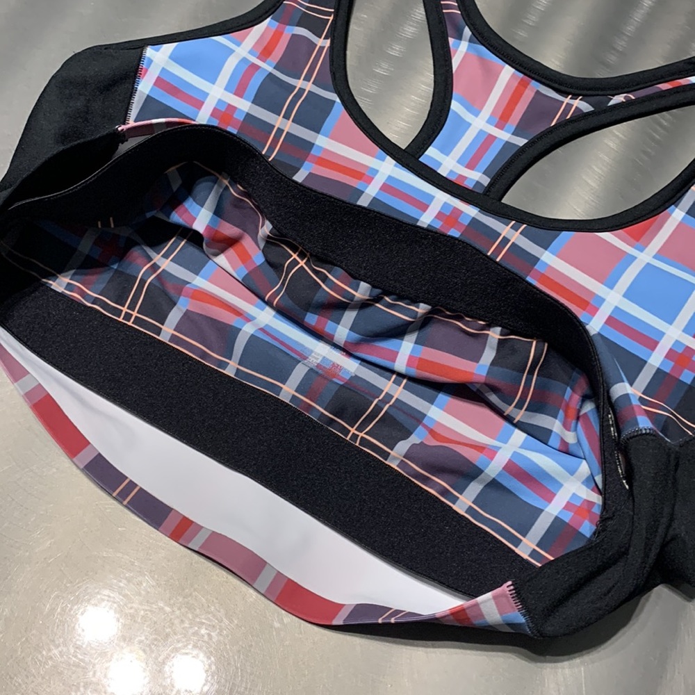 Splits59 Plaid Agathe Techflex Sports Bra Size M - Picture 7 of 9